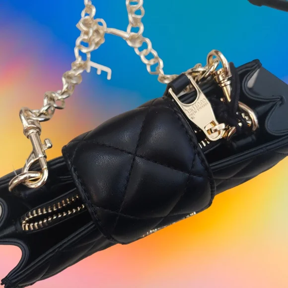 Versace Jeans Couture quilted crossbody purse bag
